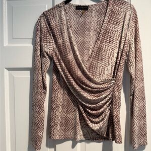 Donna Snake Print Top